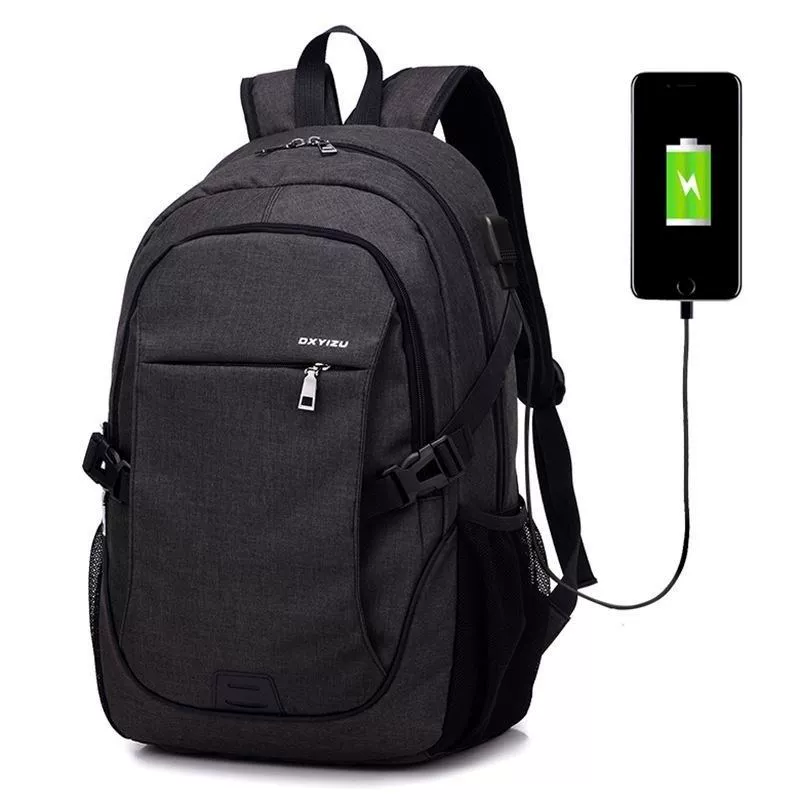 Laptop Backpack with usb school backpack bag for men's