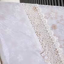 Instant rice cooker dust cover cover cloth wall breaking machine tea set oval air fryer multi-purpose lace double layer cover cloth