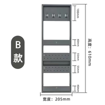 Bathroom cabinet beauty mirror back storage mirror cabinet back panel cosmetics bathroom storage rack paper towel mouth paper ring plastic