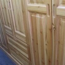 Direct selling bedroom furniture fully disassembled solid wood thickened six-door wardrobe full fir wardrobe YL A618