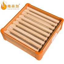 Square solid wood energy-saving foot warmer fire box foot heater electric grill stove heater household winter fire