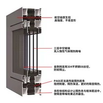 Shanghai Nanchang manufacturer system broken bridge aluminum doors and windows rural self-built house windows M household anti-theft integrated windows aluminum alloy doors