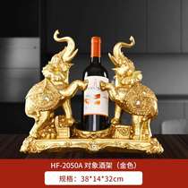 Sufa Ouqiao Light Luxury Creative Red Wine Rack Lucky Horse Decoration Home Living Room Entrance M Wine Cabinet Display Moved