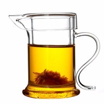 Special offer heat-resistant glass tea cup thickened transparent floral teapot household filter liner tea brewer Kung Fu black tea