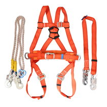 European-style full-body safety belt high-altitude anti-fall fence pole operation G belt air-conditioning installation tool anti-fall safety belt