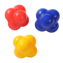 Hexagonal ball reaction ball childrens direction-changing speed ball agility ball sensitive reaction training equipment irregular elastic ball