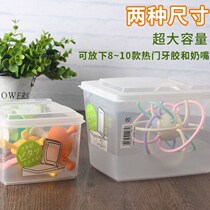 Manhattan ball storage box deer and other teether universal portable flip-top storage box for infants and young children