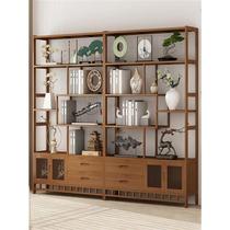 Sufa Bogu rack new Chinese style Duobaoge tea leaf display cabinet non-solid wood ornaments cabinet tea set storage rack living room