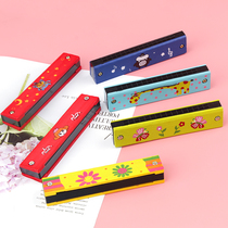 Beginners wooden 16-hole q organ gift newborn wind instrument childrens kindergarten school supplies early education