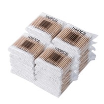 Baby cotton disposable cotton swab double-ended wooden swab for ear tip sterile swab makeup household cotton swab