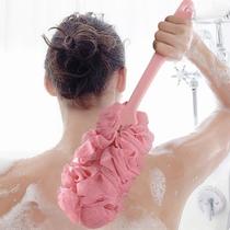 Long-handled bath flower bath ball rub l bath bath brush large bathroom supplies soft bubble bath gauze rub back brush