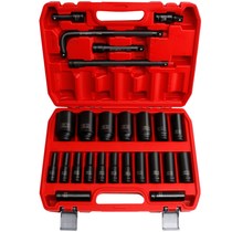 Twelve-point socket head 1 2 extended socket plum blossom small wind gun socket combination set auto repair machine repair hardware