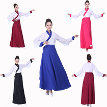 Spot Korean dance practice skirt top clothing u double-sided skirt two-color large swing dance skirt performance clothing list