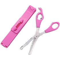 New bangs hair cutting tool self-cut hair scissors to trim bangs horizontal ruler hair scissors set bag