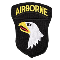 U.S. Army 101st Airborne Division Velcro logo US cloth label embroidery clothing armband chest label epaulette tactical bag labeling