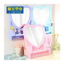 Wall-mounted storage wall-mounted bathroom rack bathroom mirror makeup mirror cabinet plastic storage cabinet with bathroom toilet