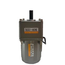 Guanying vertical micro AC gear reduction motor 40W speed regulation and fixed speed single-phase 220V three-phase 380V motor