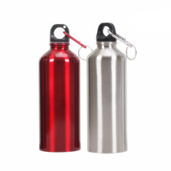 Speedy Alloy Sport Water Bottle 500ml Hiking Camping Cycling Wa