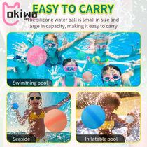 推荐12PCS Reusable Water Balloons Balls Adults Kids Summer S