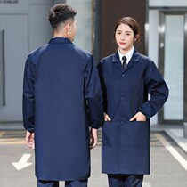 Pure cotton work clothes coats for men and women spring and autumn long-sleeved labor protection clothing warehouse handling dust-proof and wear-resistant factory workshop coveralls