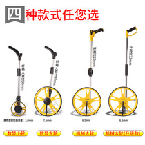 Spot hand-pushed digital display distance measuring wheel high-precision mechanical electronic wheel J-type distance meter outdoor hand-held roller ruler measurement