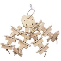 Ready stock parrot chewing toys log color medium and large parrot toys cross-border ready stock bird supplies utensils bird toys