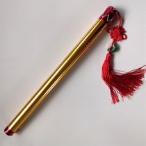 High-end dulcimer resistant bamboo tube dulcimer accessories metal piano color bamboo tube large capacity bright bamboo tube beautiful piano use