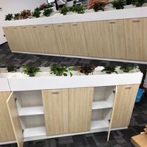 New office planter cabinet low office p display cabinet wooden partition cabinet simple exhibition about public cabinet file cabinet storage cabinet cabinet
