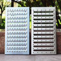 Non-porous sealed non-drainage and anti-odor kitchen stainless steel drain ditch sewer open ditch S ditch cover grate fixed