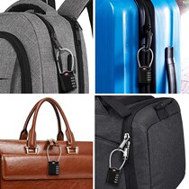 Customs lock password lock zipper trolley case gym padlock travel bag suitcase high-speed rail European aviation luggage lock