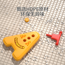 Childrens double seesaw playground home family baby D indoor rocking horse plastic kindergarten outdoor seesaw