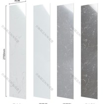 Marble metal light luxury aluminum alloy door cover living room balcony dumb edge door frame border background decorative lines