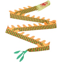 Thrower Dragon Air Bamboo Dragon Color Dragon Children Dance P Dragon Color With Fitness Dragon Props Giggling Dragon Mid-Age Piazza Floe With Hand Thrower