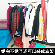 Stainless steel household cross stitch stand large r adjustable cross stitch stand embroidery shed tool embroidery frame universal shelf home