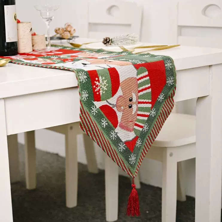 NNew Year tSable runner New Year tablecloth dining-table d