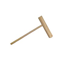 Industrial wooden hammer paint-free harmless glutinous rice cake head wooden pestle wooden hammer large hammer round-head mallet solid wood stone mortar hammer