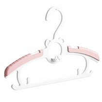 Childrens clothes hanger household clothes baby telescopic clothes hanger newborn storage clothes support baby plastic clothes drying rack