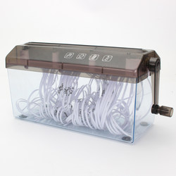 Manual shredder a4 mini household hand shredder small office shredder desktop strip shredder