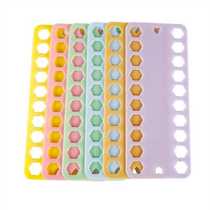 Noken cross-stitch threading board colorful plastic threading board large hole hanging thread board embroidery threading threading board threading board
