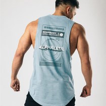 Fashion Printed Sports Casual Running Gym Exercise Sleeveless Vest Men Men Athleisure Vest