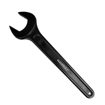 Hugong heavy-duty single-head open-ended wrench black dead-mouth long handle fork wrench 41-46-50-55-60-65mm