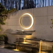 Water curtain wall decorations outdoor fish pond landscaping courtyard x courtyard water system landscape ornaments waterfall outlet rockery flowing water