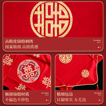 Wedding phoenix crown Xia pei red hijab red gauze scarf x wedding dress bride veil wedding wedding supplies