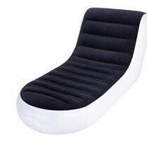 Special offer outdoor camping air folding bed leisure massage chair with electric pump sofa mattress double inflatable sofa bed