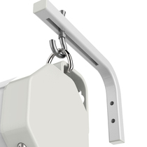 Projection screen manual projection screen L-shaped installation wall hanging hook thickened iron C slide rail anti-falling