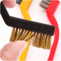 Kitchen multi-purpose gas stove gap brush scraping groove cleaning brush slot cleaning brush door and window corner decontamination brush