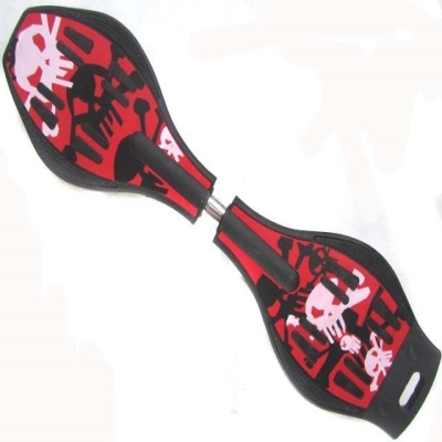 Childrens two-wheeled scooter teenagers two-wheeled flash wheel swing skateboard primary vitality board dragon board