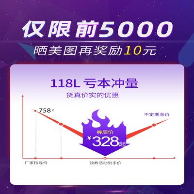 가정용 냉장고, 작은 이중 개방 S-Door 미니 2 인용 2 인용 기숙사 임대, 에너지 절약 및 조용한 3 도어