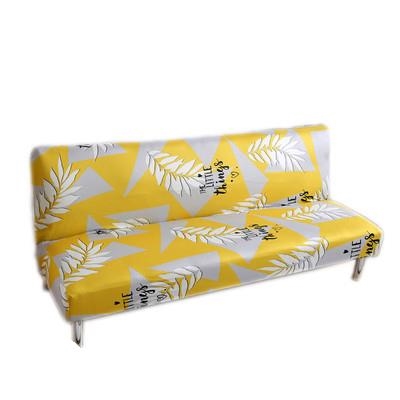 Universal solid wood armrests Xinfa small apartment simple folding sofa 1 2-1 8 meters sand stacked dust cover customized