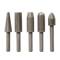 5-piece set of electric rotary file head pattern electric soft metal file electric grinding head steel file file pressure 6